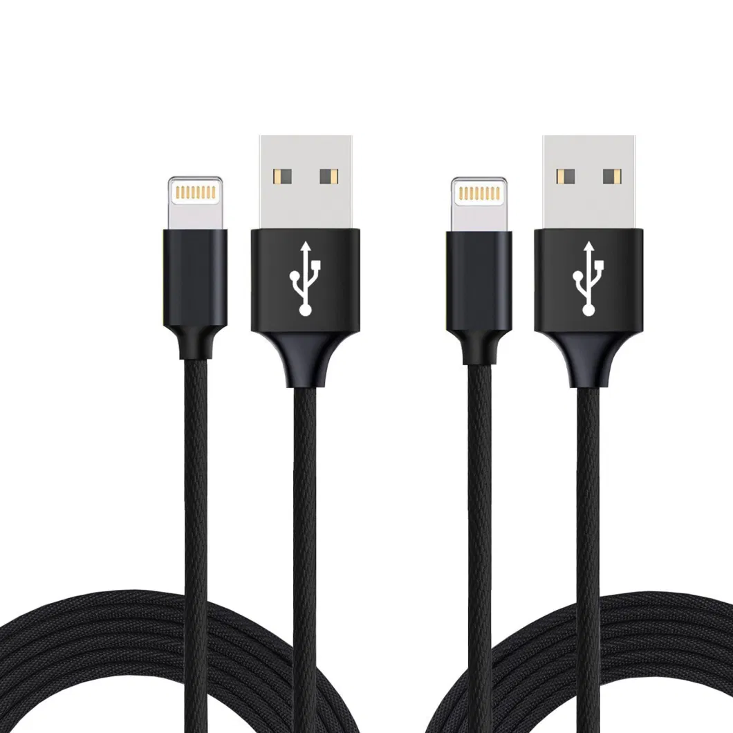 High Quality Fast Charging Lightning USB Cable for iPhone iPad Durable USB Data Charger Cable for iPhone iPad Cell Phone Accessories