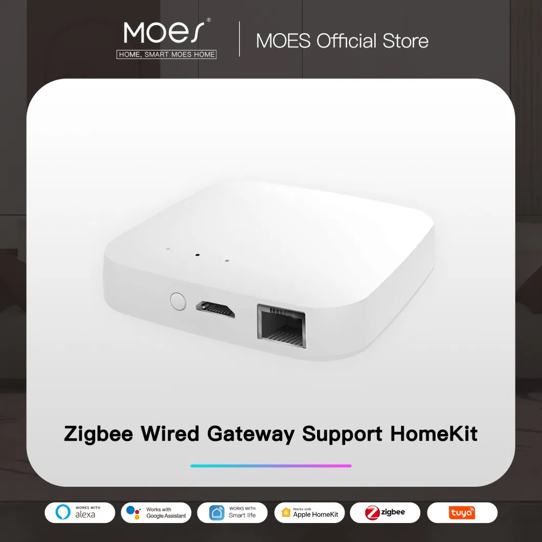 Homekit Apple Zigbee Gateway Hub Moes Tuya Smart Home Automation System Siri Voice Control