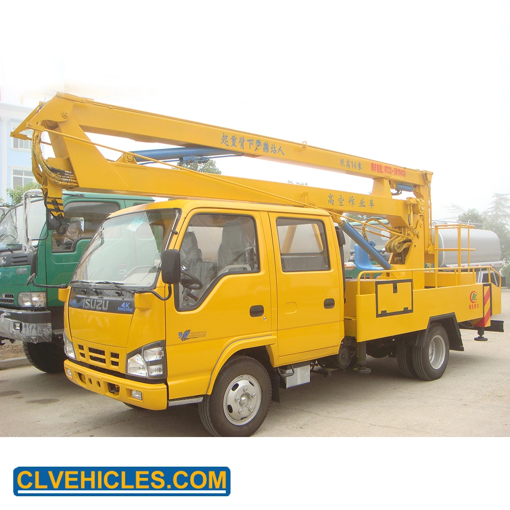 Isuzu 12m Hydraulic Aerial Platform Vehicle, Truck Mounted Boom Lift Vehicle 12m Max. Lifting Height